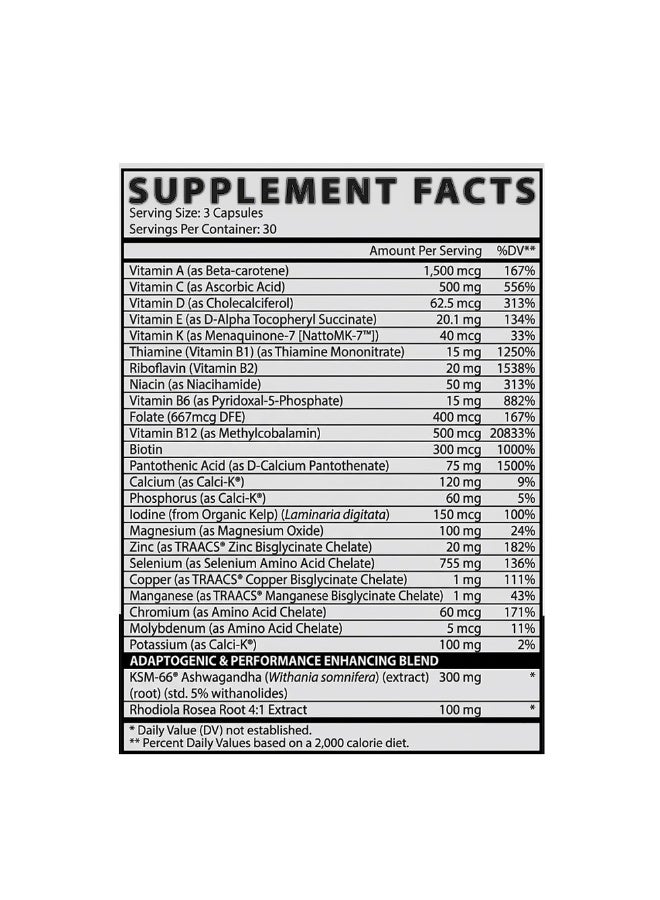 نورتكس ريسيرش Nutrex Vitadapt Advanced Sports Multivitamin - Image 2