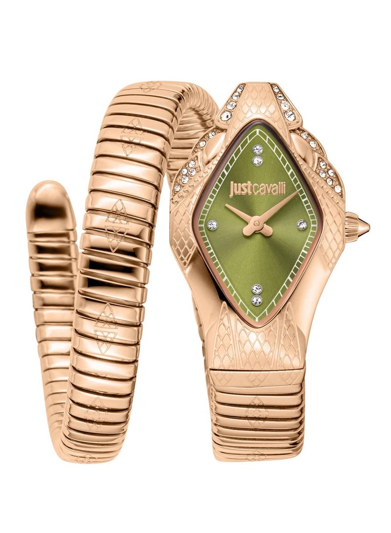 Just Cavalli Women Ferocious Rose Gold Stainless Steel Analogue Quartz Watch JC1L306M0055  - Image 1