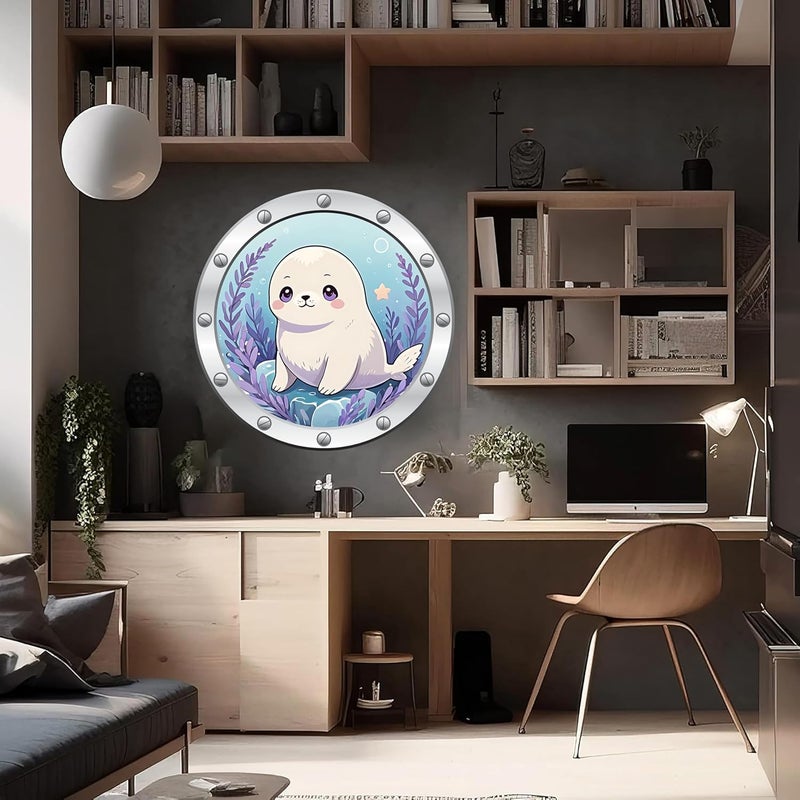 EXO DECOR Trendy Cute Baby Animal Sticker Designs of Self Adhesive Wall Stickers for Living Room Bedroom Hall and Home Decoration 45 x 45cm Pack of 1 EDWS_14765 - Image 5