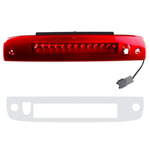 Bomusou LED 3rd Brake Light Assembly High Mount Stop Light Fit for Ford Expedition/Lincoln Navigator (2003-2016) for 923259 7L1Z13A613A 6L1Z13A613AA (Red Lens) - Image 3