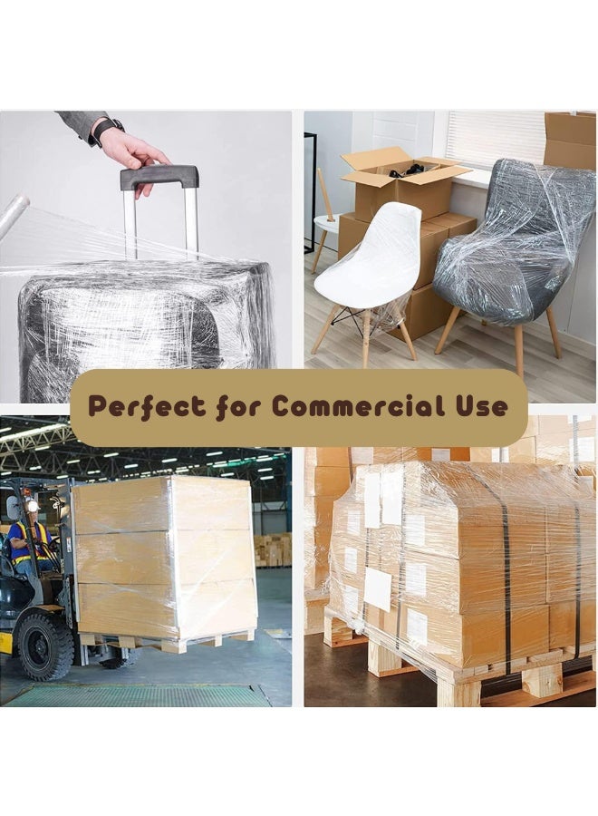 بكسل التغليف لفة رول تغليف شفاف قابل للتمدد 2.2 كجم من بكسل التغليف, متينة وقوية ذاتية اللصق ومقاومة للماء - Image 4