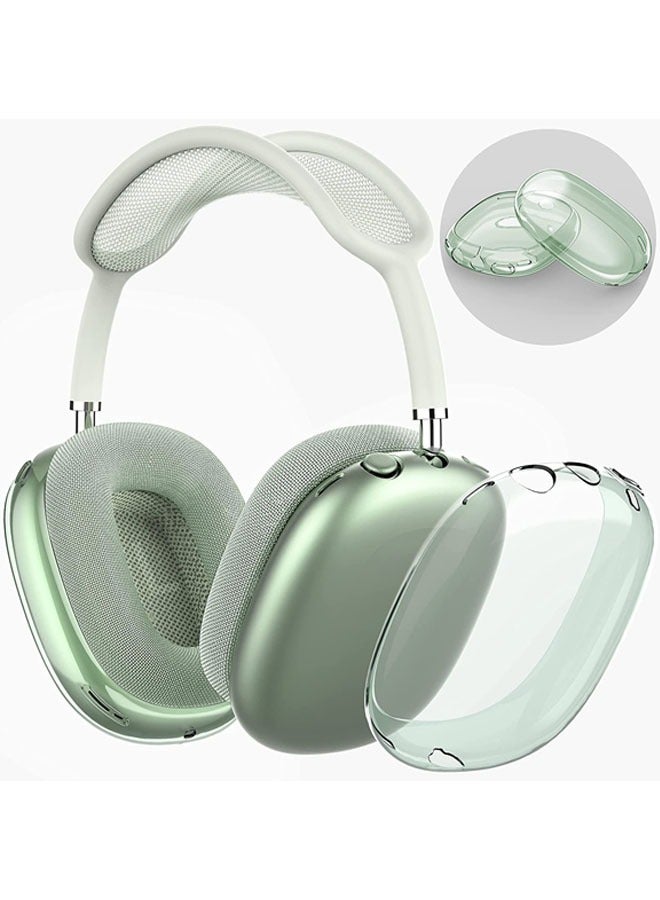 For AirPods Max Case Cover Clear Soft TPU Skin AntiScratch Transparent Accessories Ultra Protective Cover for Apple AirPods Max - Image 1