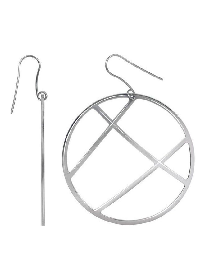 One Size Stainless Steel Dangle Earrings