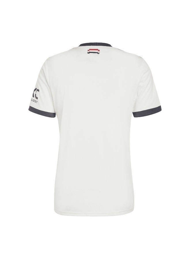 adidas Originals Mufc 3 Jsy White Football Jerseys For Men Xs - Image 3