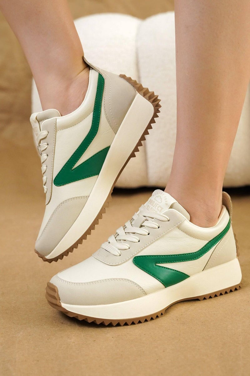 Project Cloud Womens Sneakers - Memory Foam Insole and Lightweight Spring Shoes - Non-Slip Lace Up Trendy Shoes - Fashion Sneakers for Women 2026 (Balinda, Whit, 6.5) - Image 2