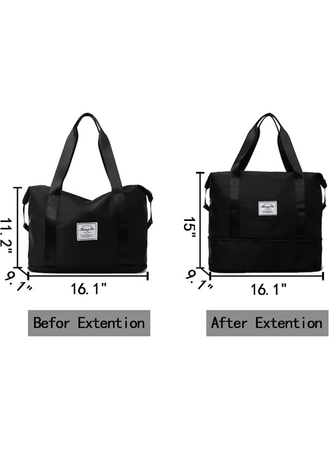 شنطة سفر دفل مانفني مقاومة للماء جيب للمبلل، سعة كبيرة - Image 1