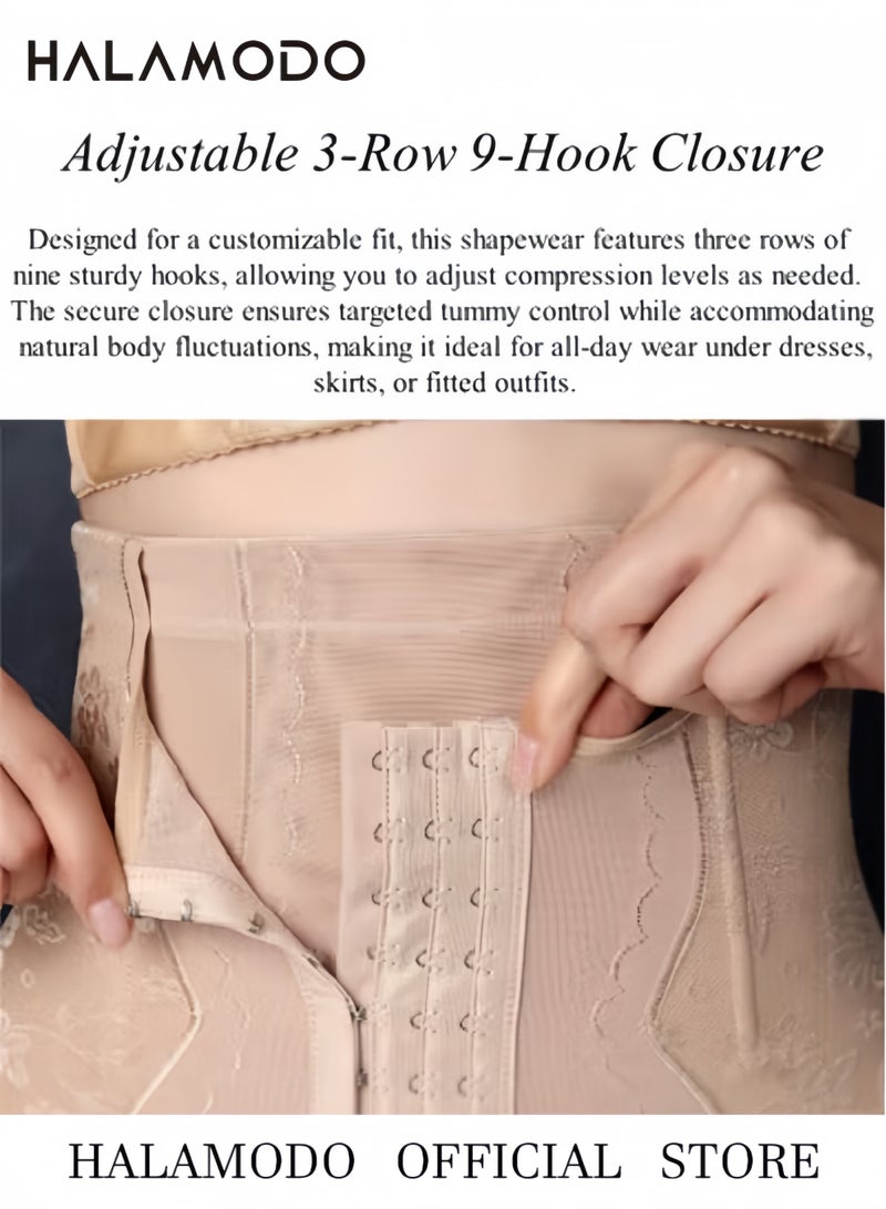 هالامودو ملابس داخلية نسائية للتحكم في شد البطن، مشد للجسم ضاغط عالي الخصر، مشد خصر لتنحيف الجسم - Image 3
