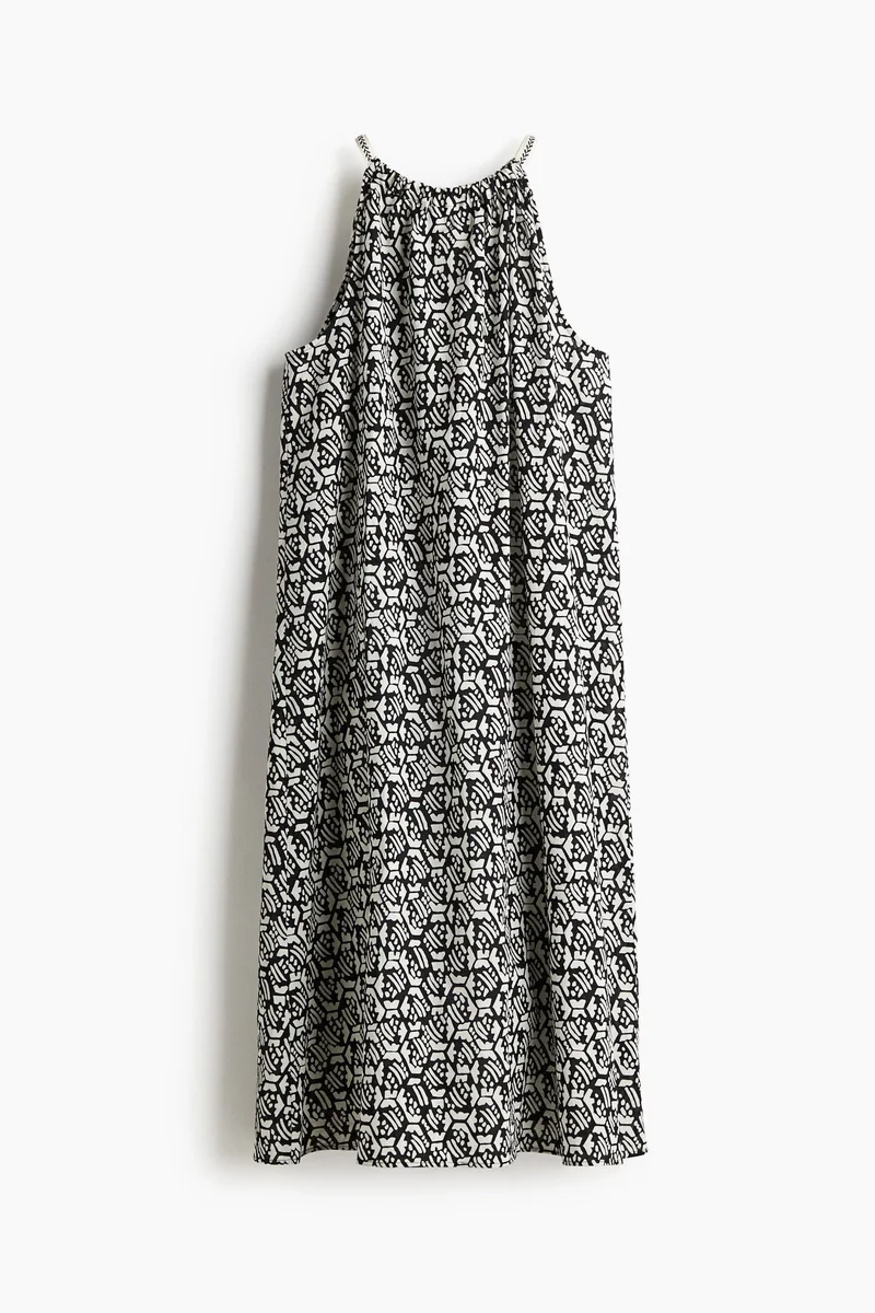 H&M Printed Halterneck Dress