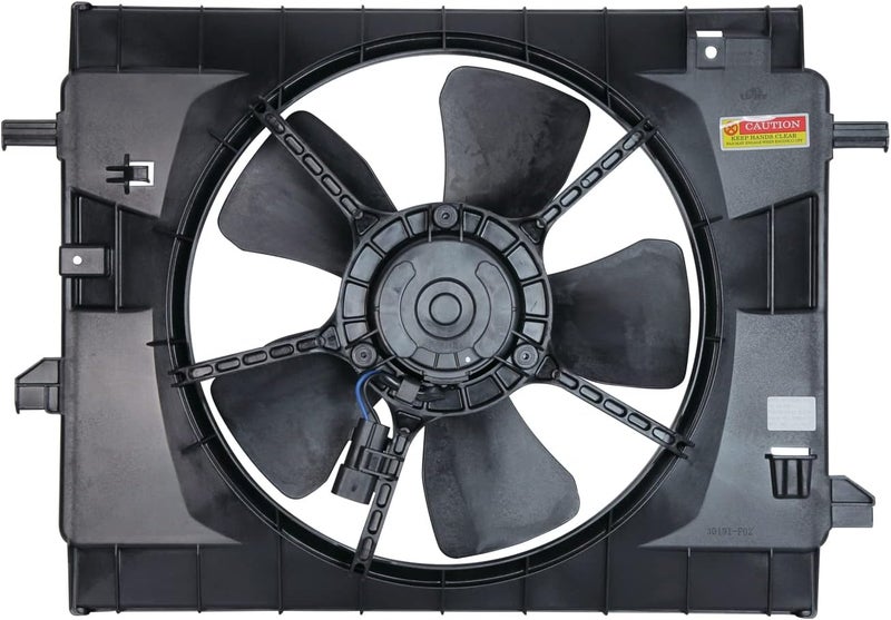 TYC 621450 Replacement Radiator/Condenser Cooling Fan Assembly for Chevrolet HHR - Image 2