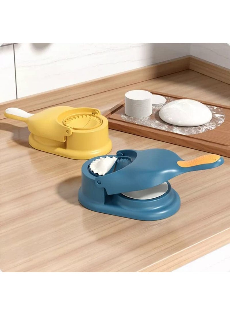 LIGHTNIING HAMMERZ LIGHTNIING HAMMERZ 2 in 1 Dumpling Momos Ghughra Gujiya Maker Kitchen Accessories Multi Uses Dumpling Press Mould Multicolor Pack of 1  - Image 3