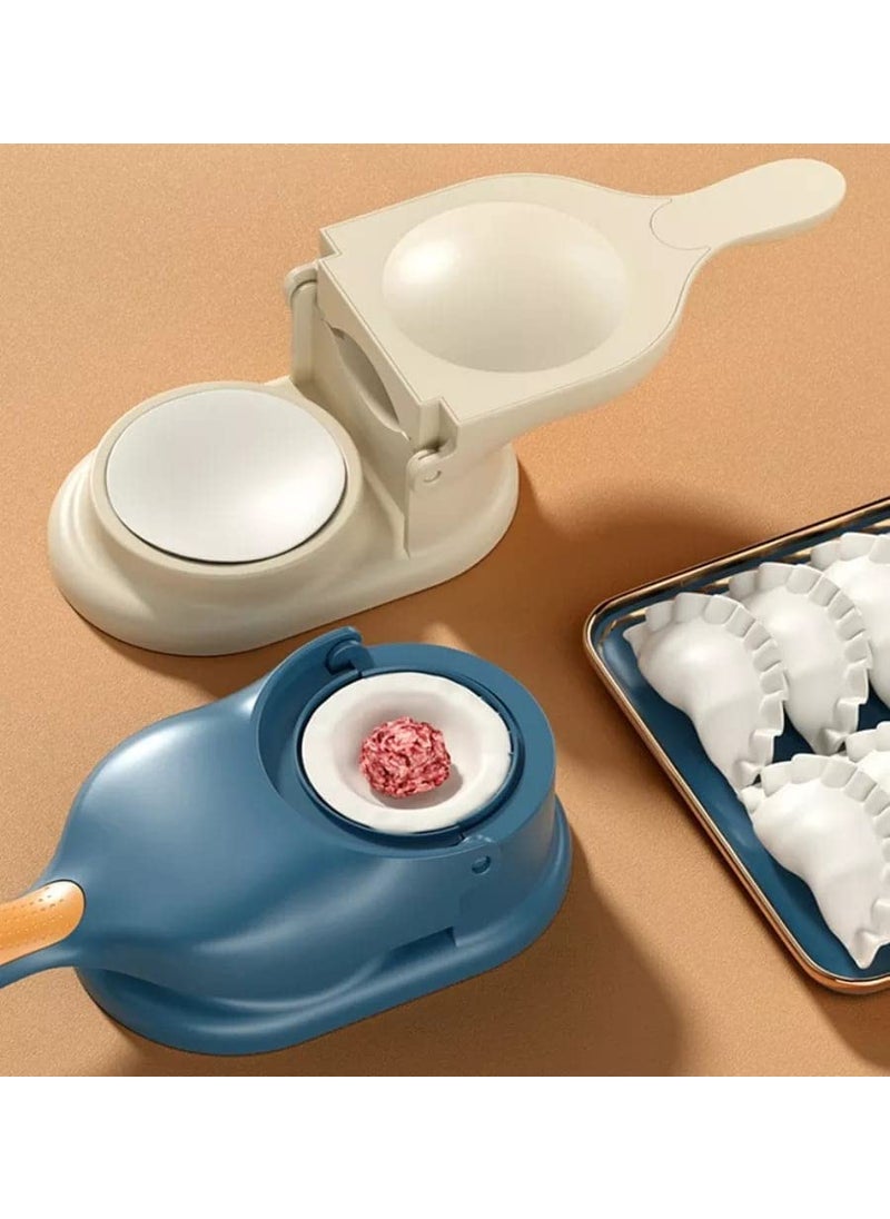LIGHTNIING HAMMERZ LIGHTNIING HAMMERZ 2 in 1 Dumpling Momos Ghughra Gujiya Maker Kitchen Accessories Multi Uses Dumpling Press Mould Multicolor Pack of 1  - Image 2