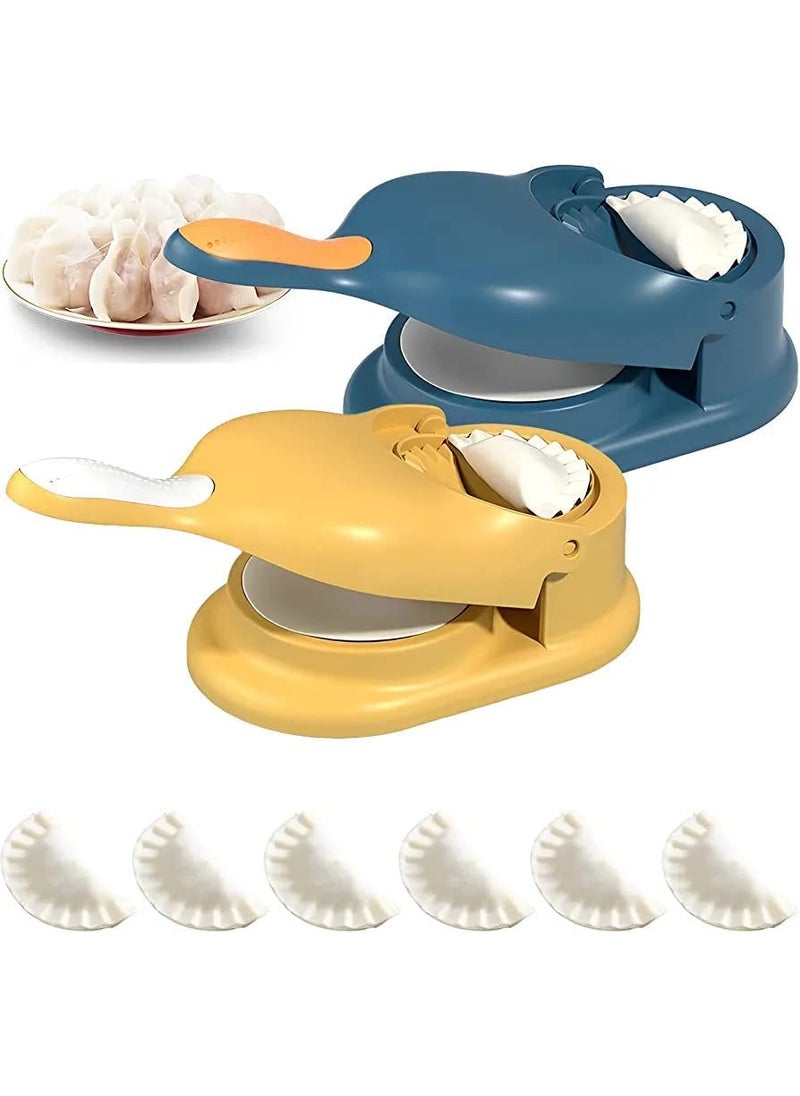 LIGHTNIING HAMMERZ LIGHTNIING HAMMERZ 2 in 1 Dumpling Momos Ghughra Gujiya Maker Kitchen Accessories Multi Uses Dumpling Press Mould Multicolor Pack of 1  - Image 1