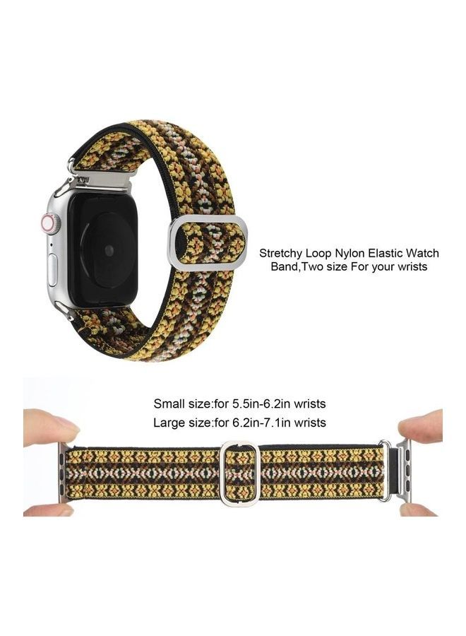 نيبمينينت سوار بديل لساعة أبل ووتش سيريز 7 مقاس 41 مم/6 SE و5 و4 40 مم/3 و2 و1 38 مم متعدد الألوان - Image 4