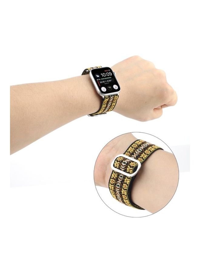 نيبمينينت سوار بديل لساعة أبل ووتش سيريز 7 مقاس 41 مم/6 SE و5 و4 40 مم/3 و2 و1 38 مم متعدد الألوان - Image 3