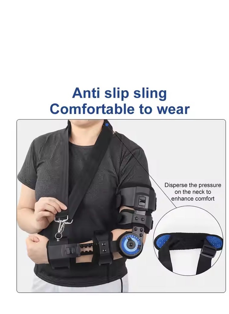 Generic - Adjustable elbow joint, fixed brace, dislocated arm, broken arm, upper limb brace elbow support - Image 1