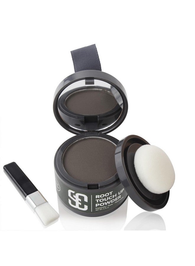 SOVONCARE Instantly Hairline Powder, Hairline Shadow Gray Hair Coverage Touch Up Hair Powder for Thinning Hair for Women Hair Root Touch Up Powder Hair Root Cover Up Conceals Hair Loss Dark Brown - Image 1