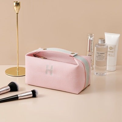 2022 Canvas Tote Bag Large Capacity Waterproof Makeup Pink