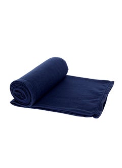AAZEEM AAZEEM Polyester Single Bed Super Lite Blanket Blue TC 120 