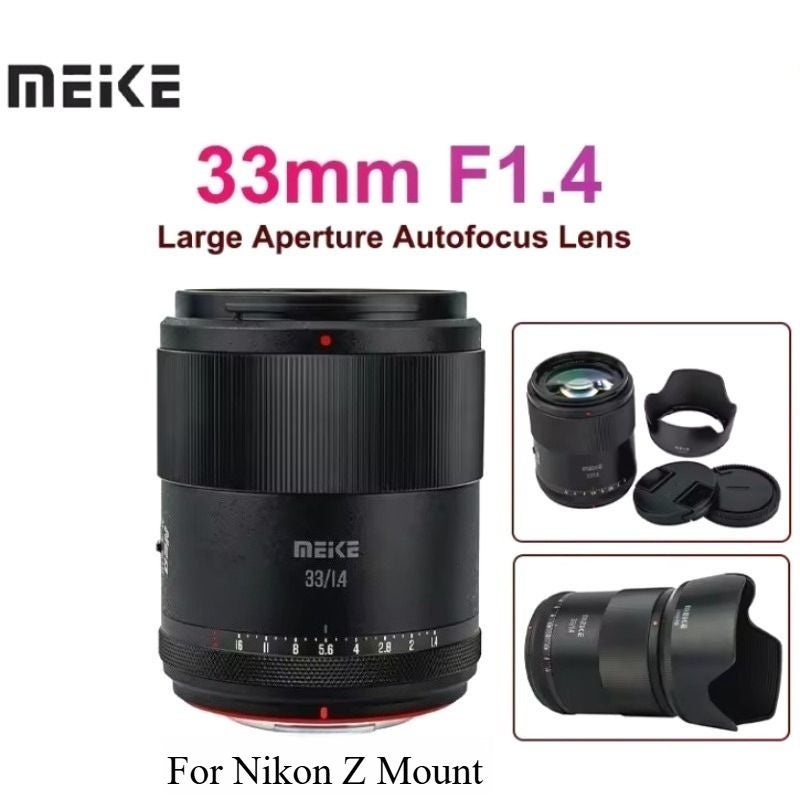 Meke MeiKe AF 33mm F1.4 Aps-c Large Aperture Autofocus STM Portrait Lens for Nikon Z-Mount - Image 1