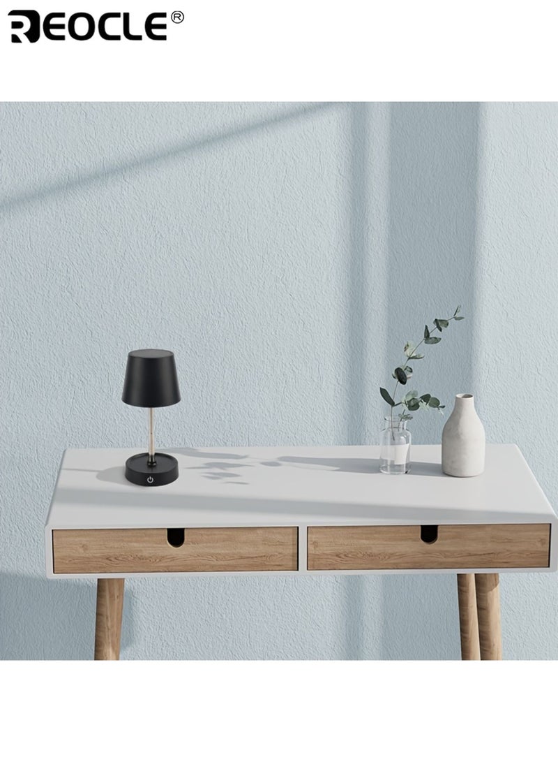 REOCLE Foldable Wireless Desk Lamp Extendable Table Lamp Rechargeable Small Night Light Eye Protection Light Bedside Light Source for Home Decor Restaurant Living Room - Image 4