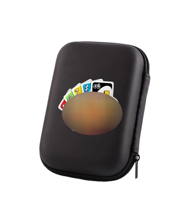 KalamkariX Card Box,Compact and Durable Black Card Holder for Storage and Organization, Suitable for Various Games Including Dare Cards - Image 1