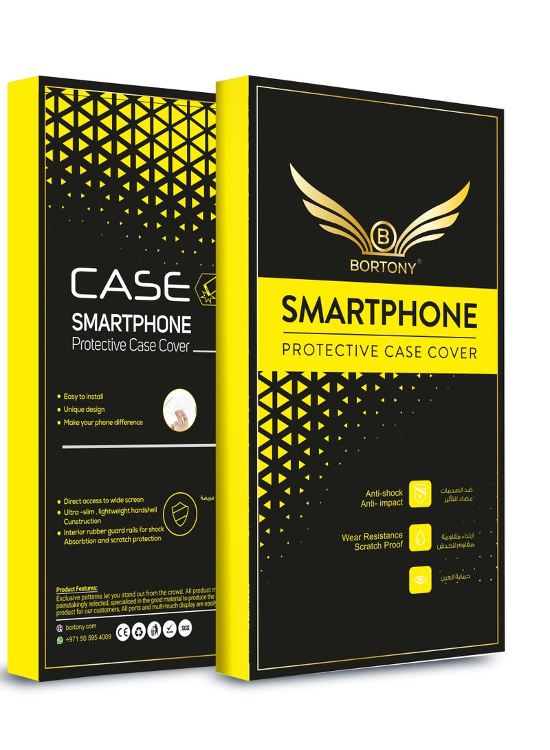 BORTONY Protective Case Cover With Finger Grip Stand For Samsung Galaxy S8 - Image 4