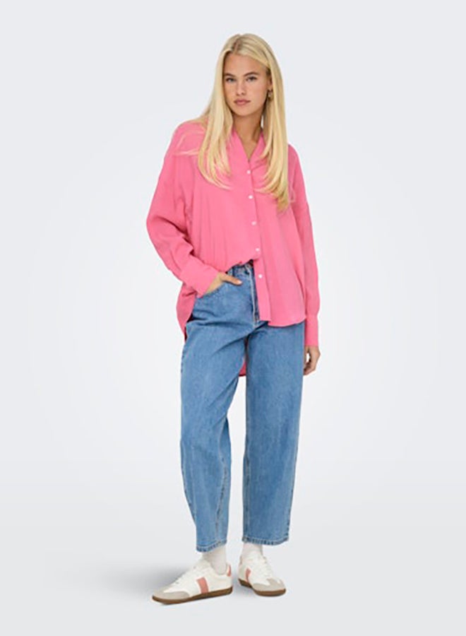 ONLY ONLY Womens Zazima Longsleeve Loose Shirt Woven  - Image 1