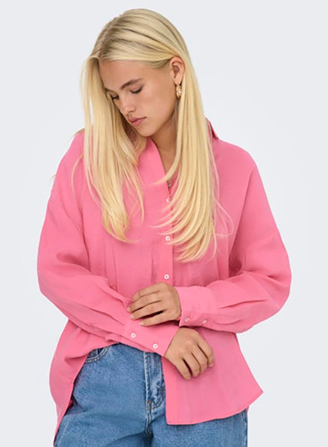 ONLY ONLY Womens Zazima Longsleeve Loose Shirt Woven  - Image 4