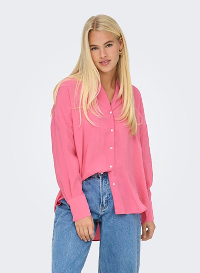 ONLY ONLY Womens Zazima Longsleeve Loose Shirt Woven  - Image 2