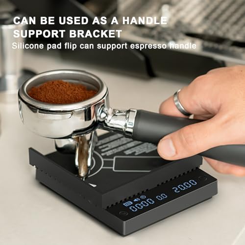 TIMEMORE Basic Mini Coffee Scale with Timer, Multifunction Electronic Espresso Scale, Ultra Thin and LightMini Digital Food Kitchen Scale for Baking, Cooking， (Black Mini) - Image 4