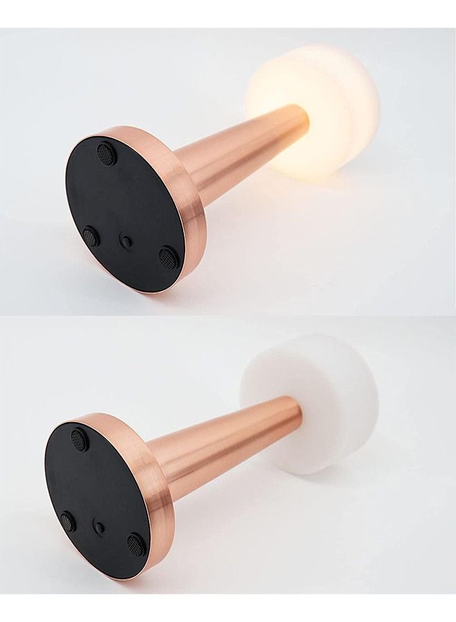 Padom Portable Cordless Bar Table Lamps,3W LED Bulb 3000K Warm Color,Rechargeable and Dimmable Reading Light of Touch Sensor,for Bedside Tables,Coffee Tables,Hotels and Restaurants - Image 2