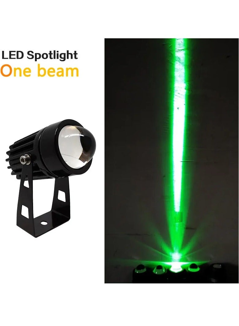 ارواق مصباح جداري LED، IP66 مقاوم للماء بشعاع واحد، ضوء RGB مدمج ومحمول في الهواء الطلق، أضواء مناظر طبيعية قوية ومتينة لتزيين الجدران وأعلام الأشجار، (5 وات، أخضر)  - Image 1