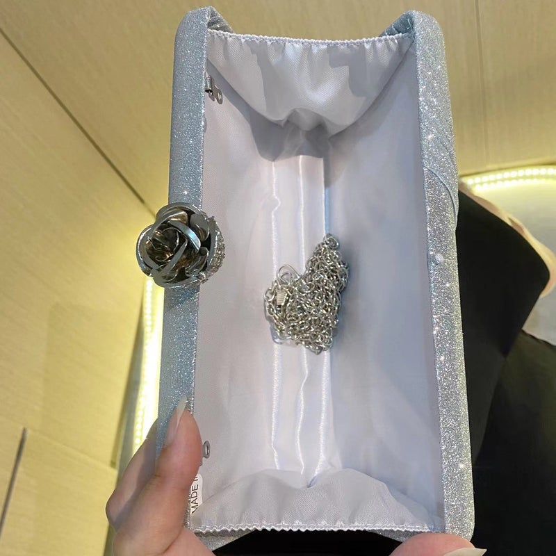 New Super Flash Birthday Wedding Dress Banquet Celebrity Handheld Evening Bag Night Temperament Evening Bag - Image 5