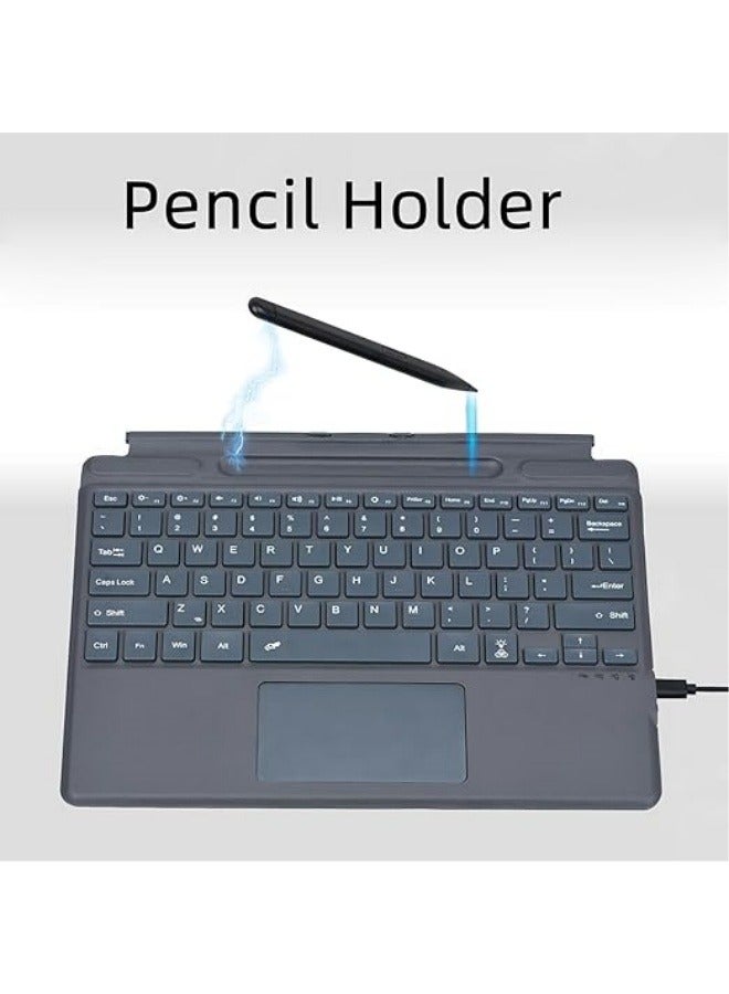 Type Cover Compatible with Microsoft Surface Pro 11 (2024),13 inch,Portable Slim Wireless Keyboard with Touchpad Tablet Keyboard for Surface Pro 11 - Image 3