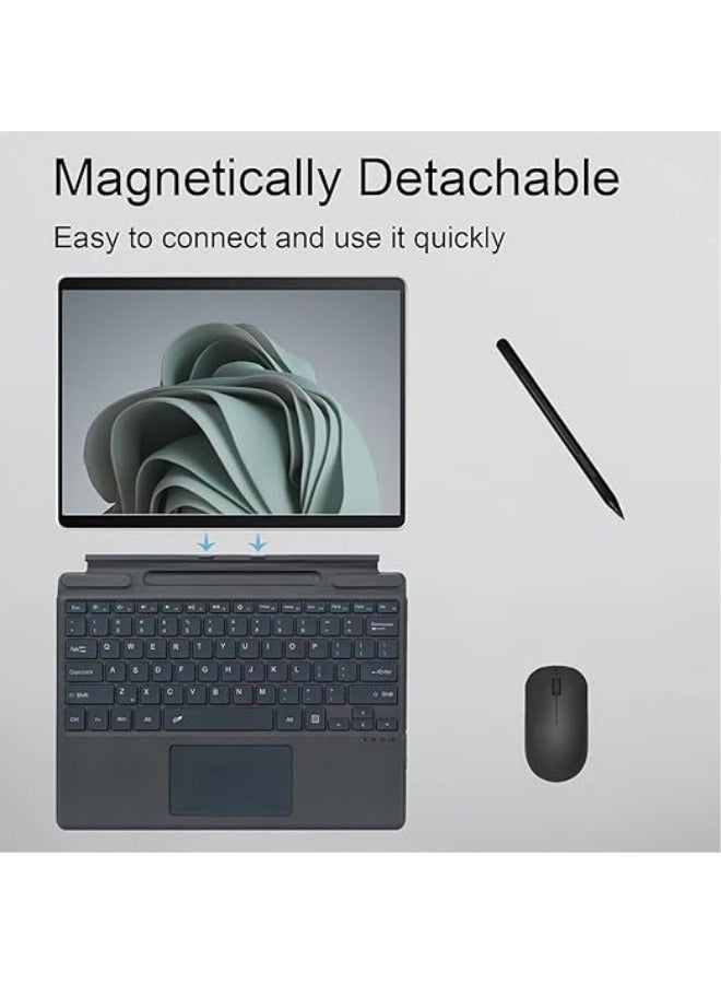 Type Cover Compatible with Microsoft Surface Pro 11 (2024),13 inch,Portable Slim Wireless Keyboard with Touchpad Tablet Keyboard for Surface Pro 11 - Image 2