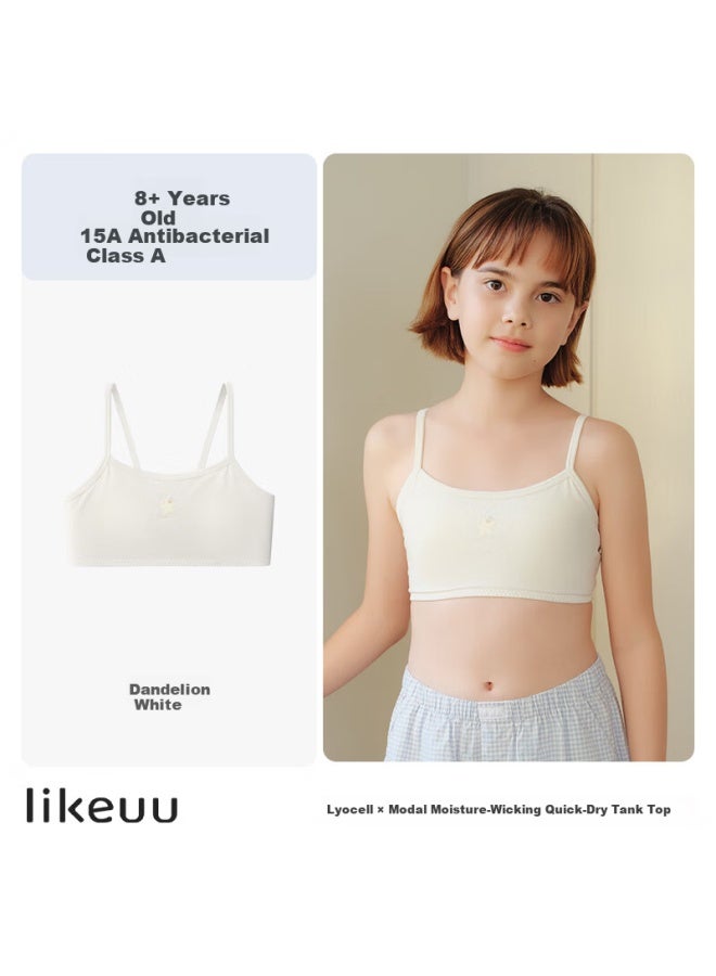 Like Uu Sweat-wicking Modal Girls' Underwear Development Stage 1 Elementary School Children's Camisole Bra - Image 4