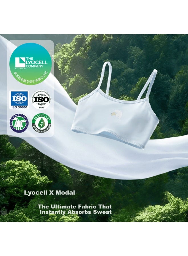 Like Uu Sweat-wicking Modal Girls' Underwear Development Stage 1 Elementary School Children's Camisole Bra - Image 1
