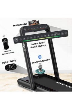 Sky Land 2-in-1 Walking Pad Treadmill | 2.25 HP Quiet Motor, Bluetooth Speaker, LED Display & Compact Foldable Running machine for Home & Office – EM-1282-H  - Image 5
