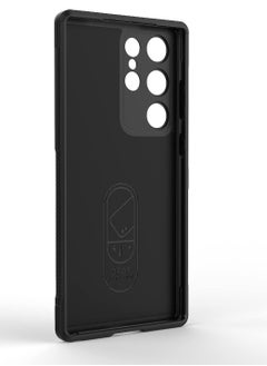 Generic Magic Shield Tpu Silicone Shockproof Phone Case For Samsung Galaxy S23 Ultra Black  - Image 2