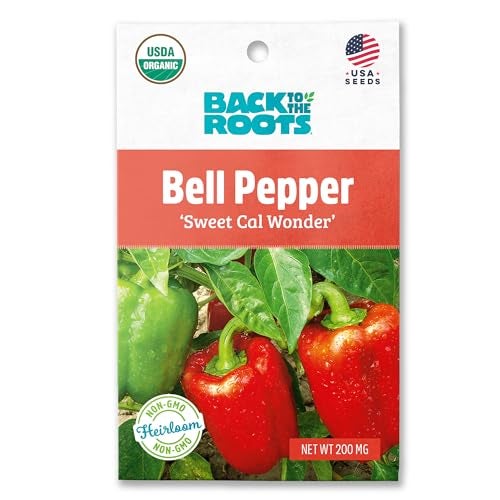 Back to the Roots 100% Organic Seed Packet Bell Pepper 'Sweet Cal Wonder' - Image 1