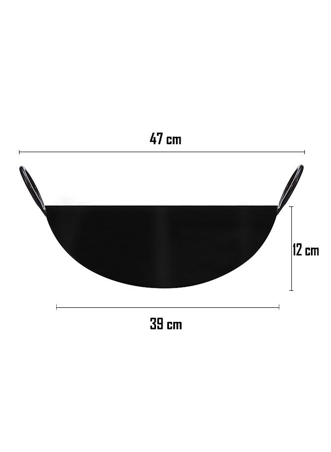 Lion Lion Iron Wok Kadai – No. 15, 39 cm, Heavy-Duty Iron for Authentic Cooking, Even Heat Distribution, Ideal for Stir-Frying and Deep-Frying  - Image 4