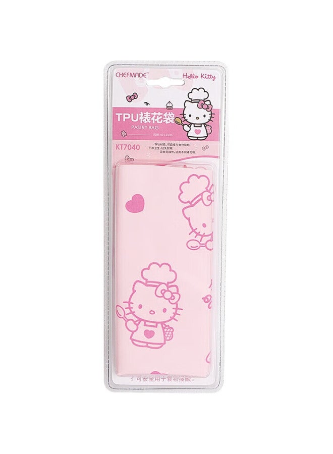 Learn To Cook Hello Kitty Official License Tpu Piping Bag (Piping Tip Not Included) For Cookies, Cream Cakes, Reusable Piping Bag 1 Pack Kt7040 - Image 2