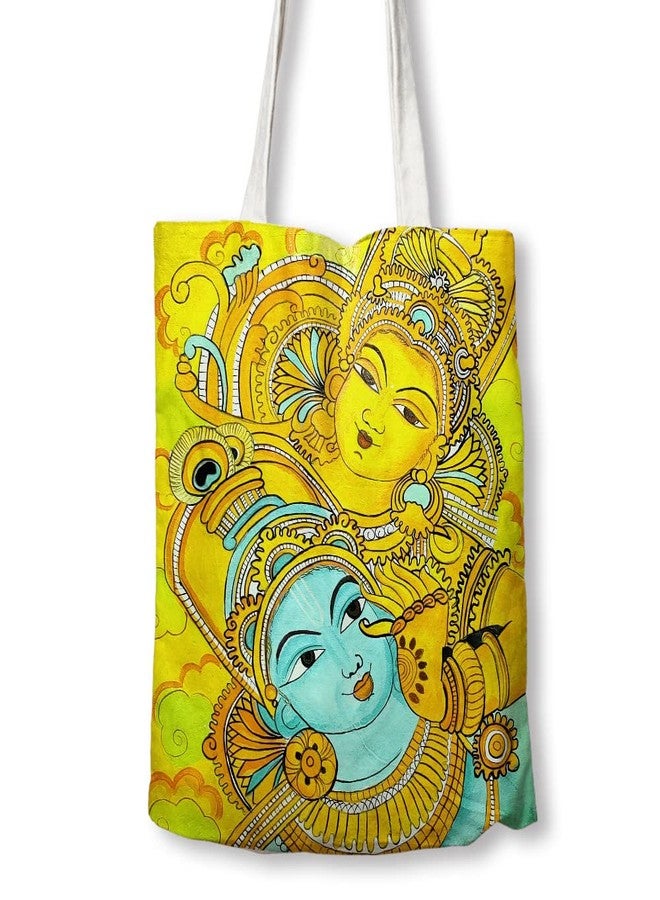 Penkraft Kerala Mural Art on Cloth Bag DIY Kit | Free Video Tutorial - Image 5