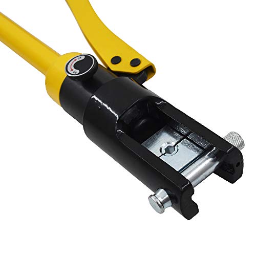 findmall 16 Ton Hydraulic Cable Lug Crimper, 6 AWG to 600 MCM Industrial Hydraulic Crimping Tool, Electrical Terminal Cable Wire Tool with 11 Dies (16, 25, 35, 50, 70, 95, 120, 150, 185, 240, 300) - Image 5