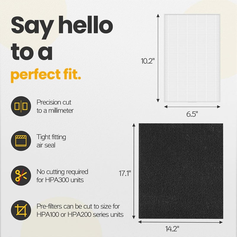isinlive HPA300 HEPA Filter Replacement Compatible with Honeywell Air Purifier HPA300 Series, HPA300, HPA304, HPA8350, HPA300VP, HPA3300b, HPA5300 - Image 4