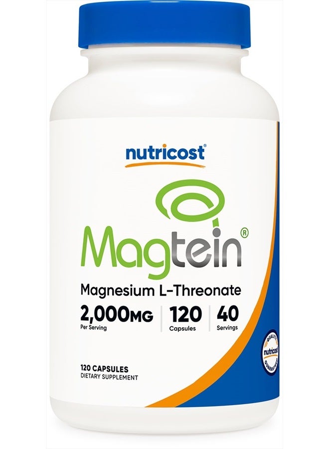 Nutricost ماجتين المغنيسيوم إل-ثريونات، 2000 ملجم، 120 كبسولة - Image 1