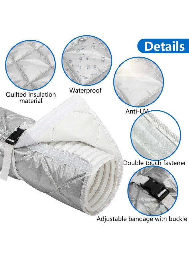 Portable Air Conditioner Hose Insulation Cover, Oxford Cloth, Washable, for 5.9in Pipes, 58.7in Length - Image 3