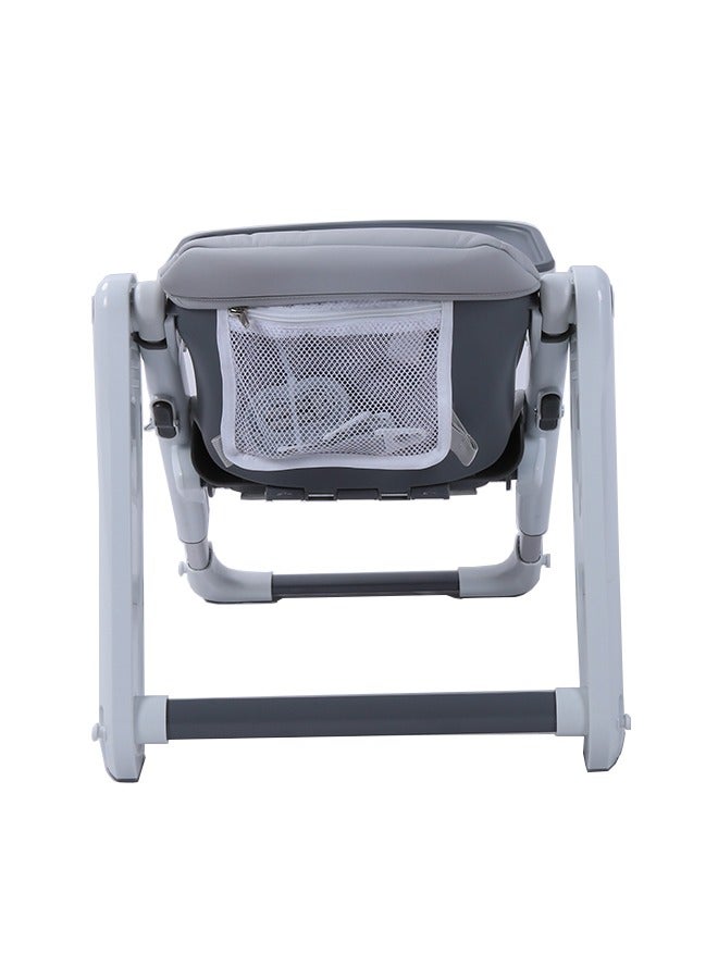 TEKNUM 3-In-1 Kids Foldable Dining Booster Chair - Grey - Image 2
