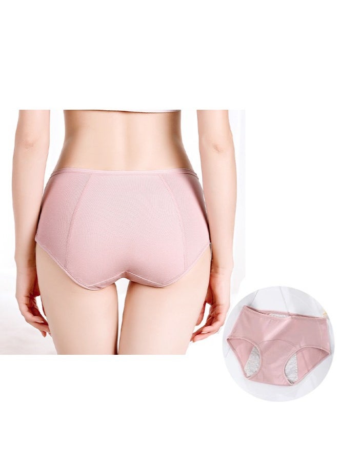 Generic Period Underwear Heavy Flow Women 30ML Absorbent Leak Proof Panty Postpartum Pants Menstrual Panties Briefs(Pink)  - Image 1