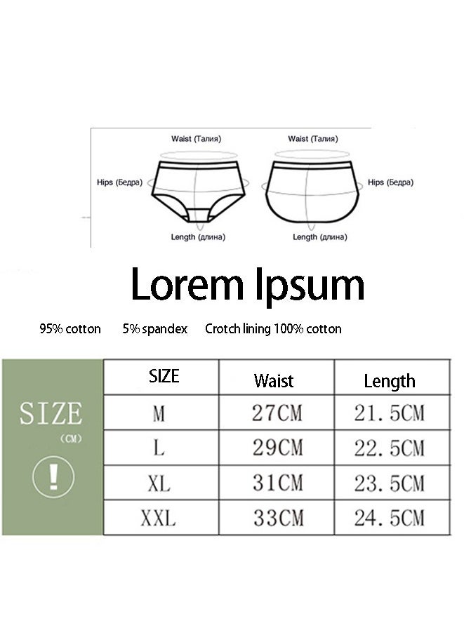Generic Period Underwear Heavy Flow Women 30ML Absorbent Leak Proof Panty Postpartum Pants Menstrual Panties Briefs(Pink)  - Image 4